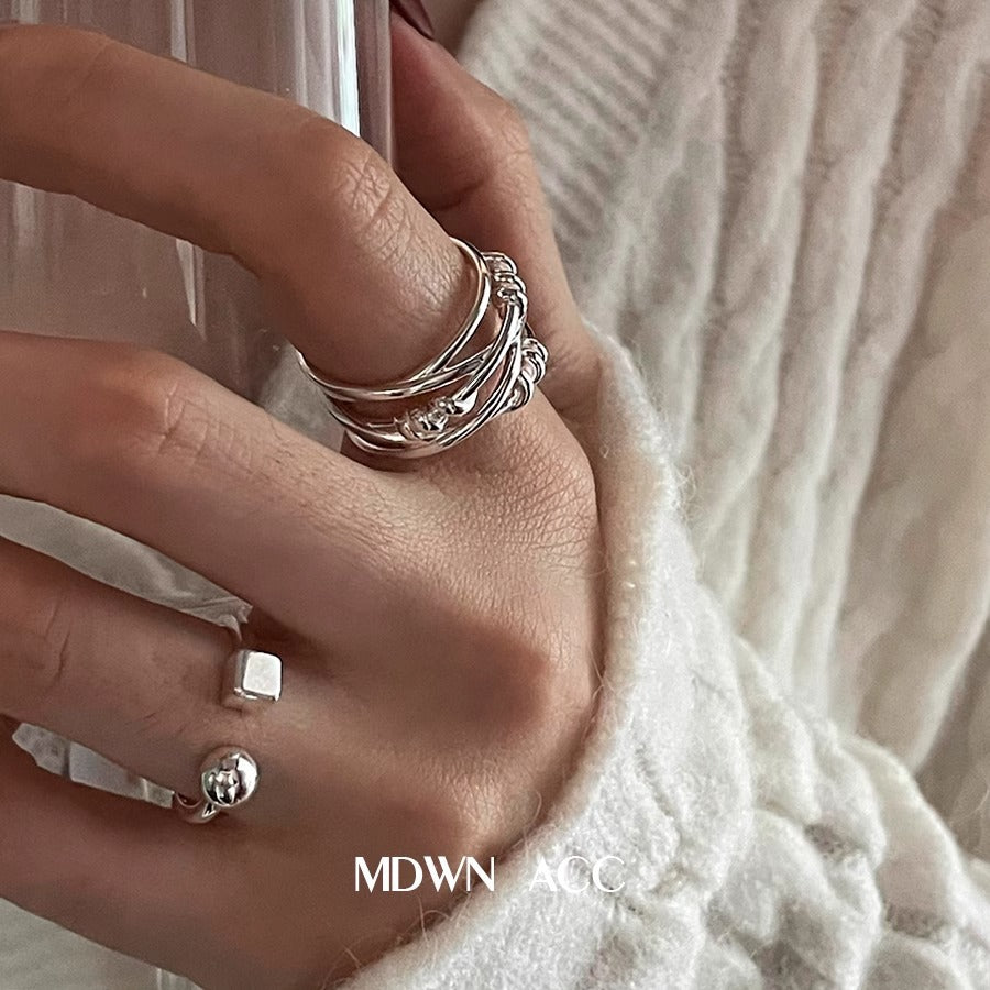 Wholesale 925 sterling silver index finger adjustable ring