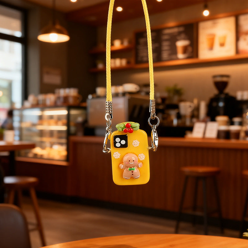 Wholesale Christmas-themed crossbody mini cartoon doll ornaments