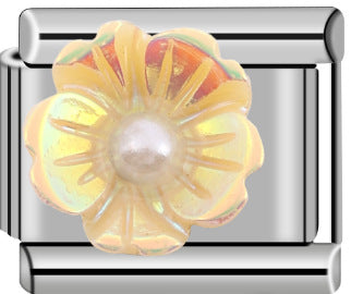 Wholesale 10pcs  Italian Charm Bracelet 9mm DIY Splicing Removable Flower Lipstick Series Stainless Steel Composable Bracelet