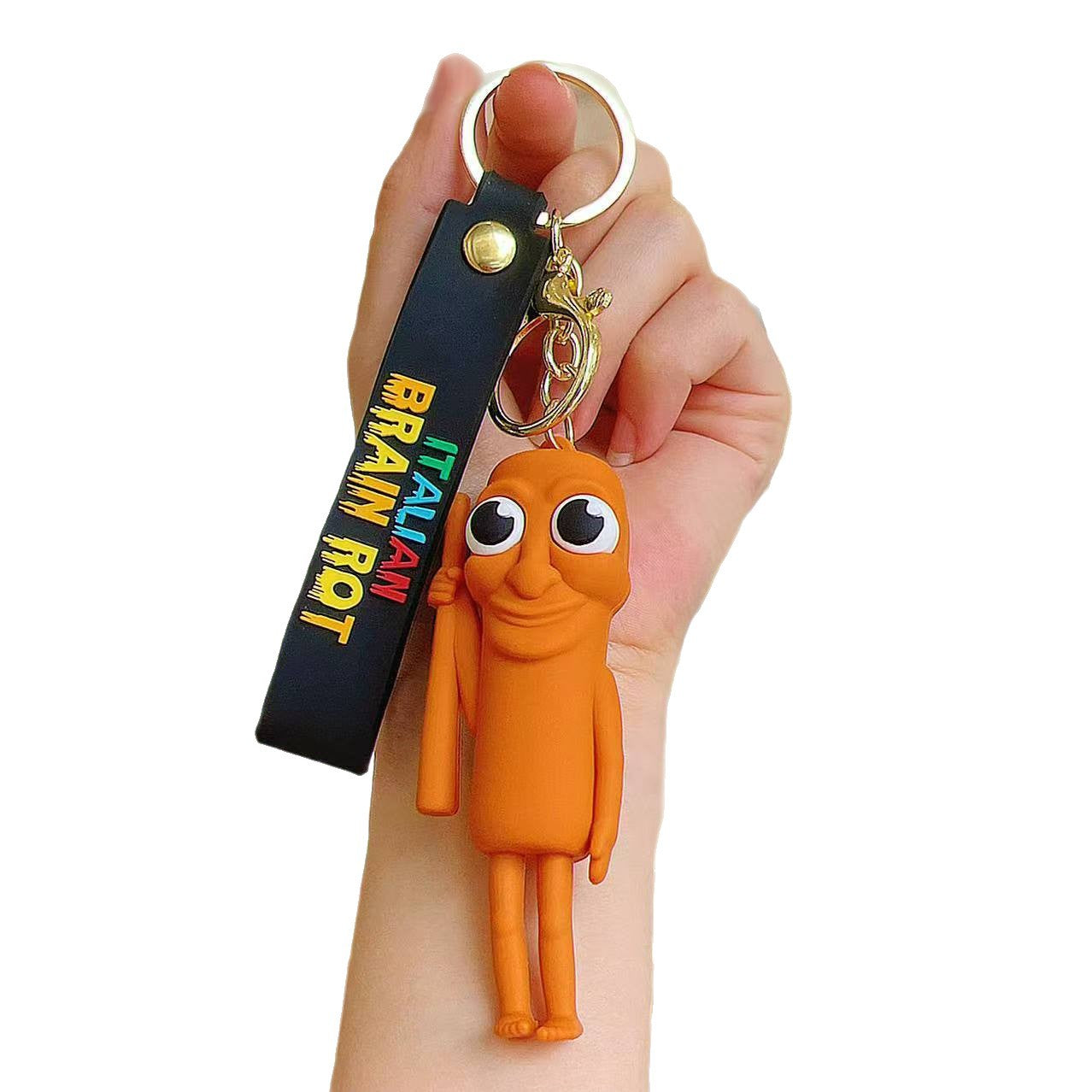 Wholesale Shanhaijing Keychain Gum Stick Shark Marine Life Hanging Silicone Frog Hanging Keychains