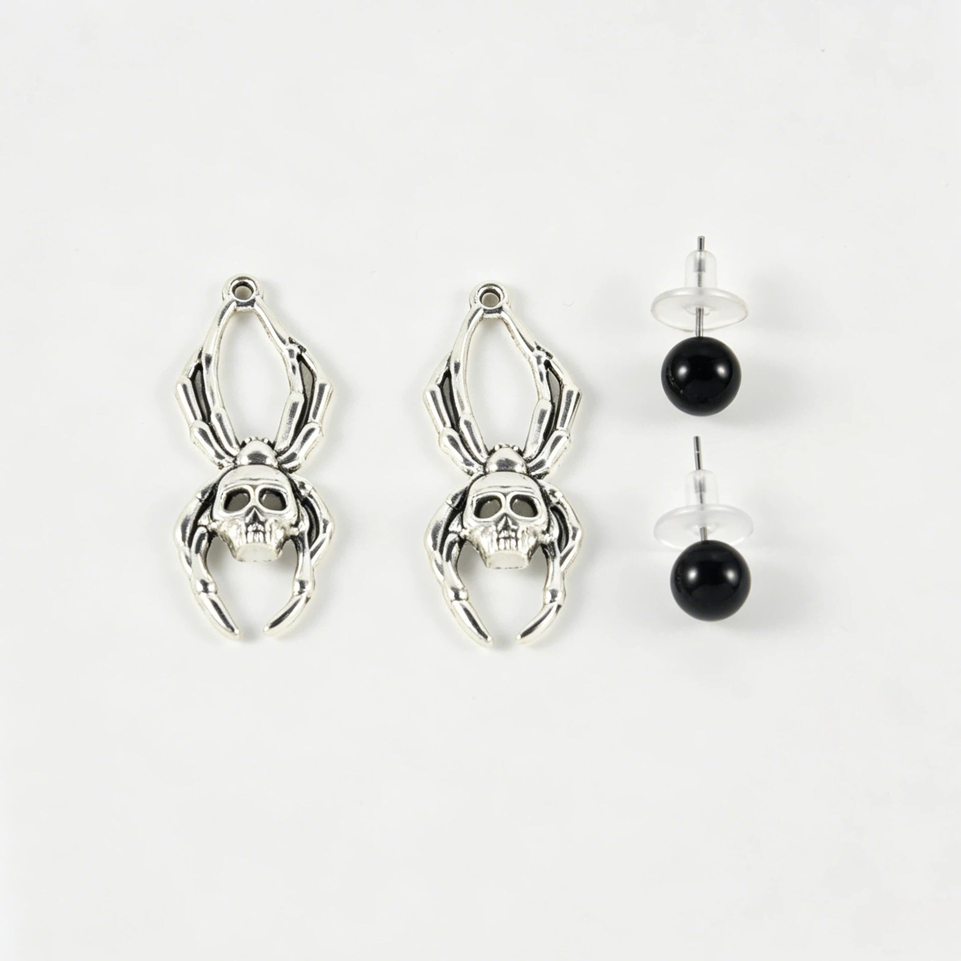 Wholesale Zinc Alloy Skull  Earrings  Gothic Jewelry Accessory Party Wear Gift