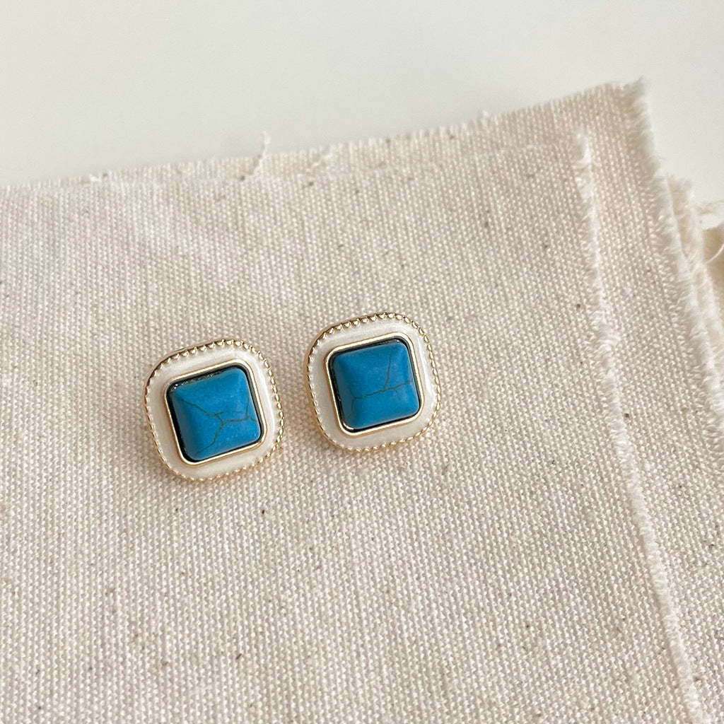 Wholesale Handmade Synthetic Turquoise Earrings