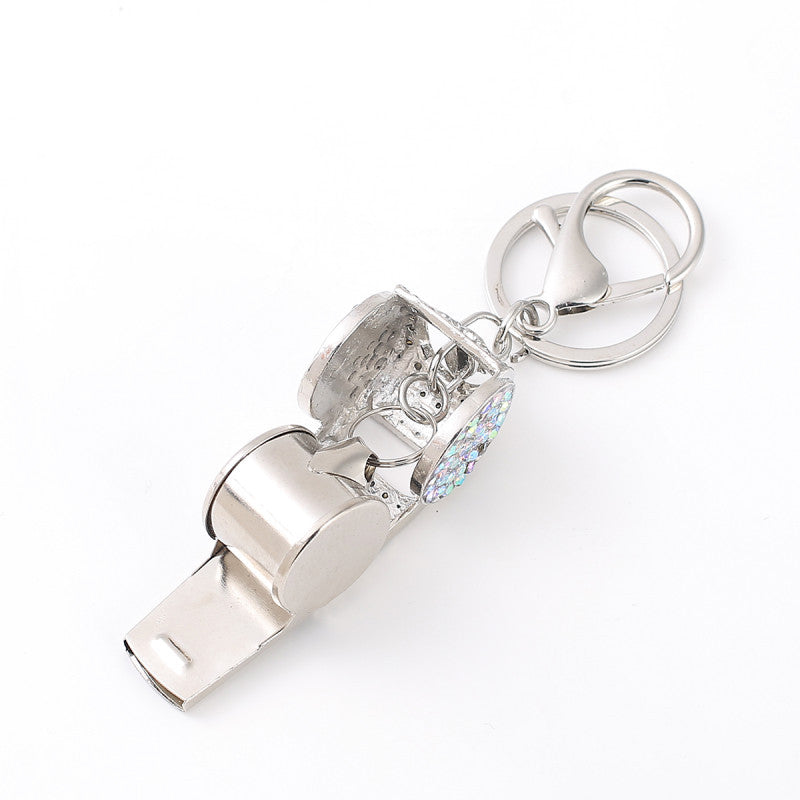 Wholesale Rhinestone Whistle Keychain ACC-KC-YuanFei002