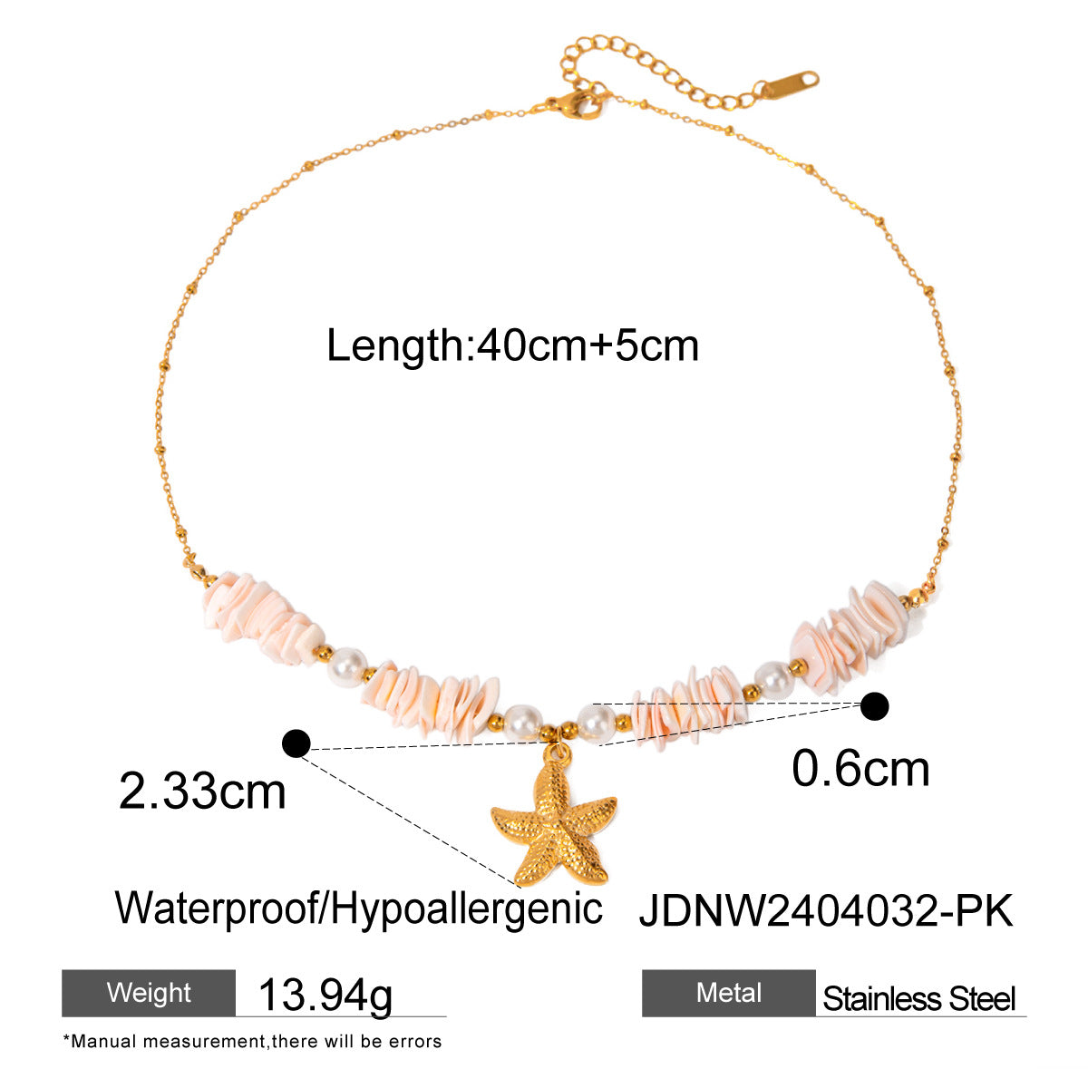 Wholesale Stainless Steel Shell Pearl Necklace Light Luxury Necklaces