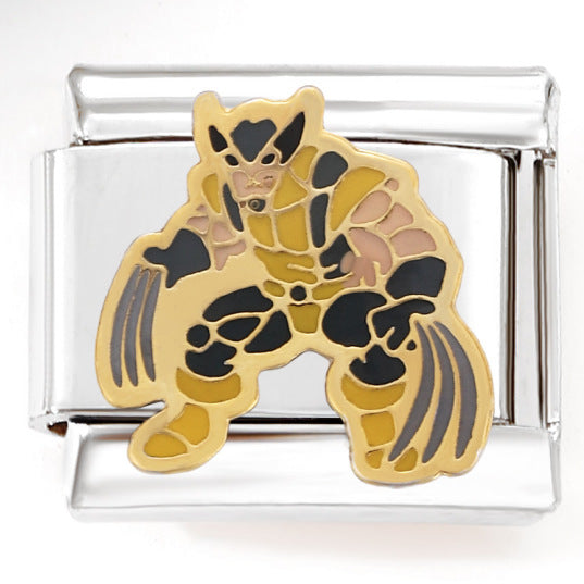 Wholesale Italian charm cartoon character stainless steel modular bracelet