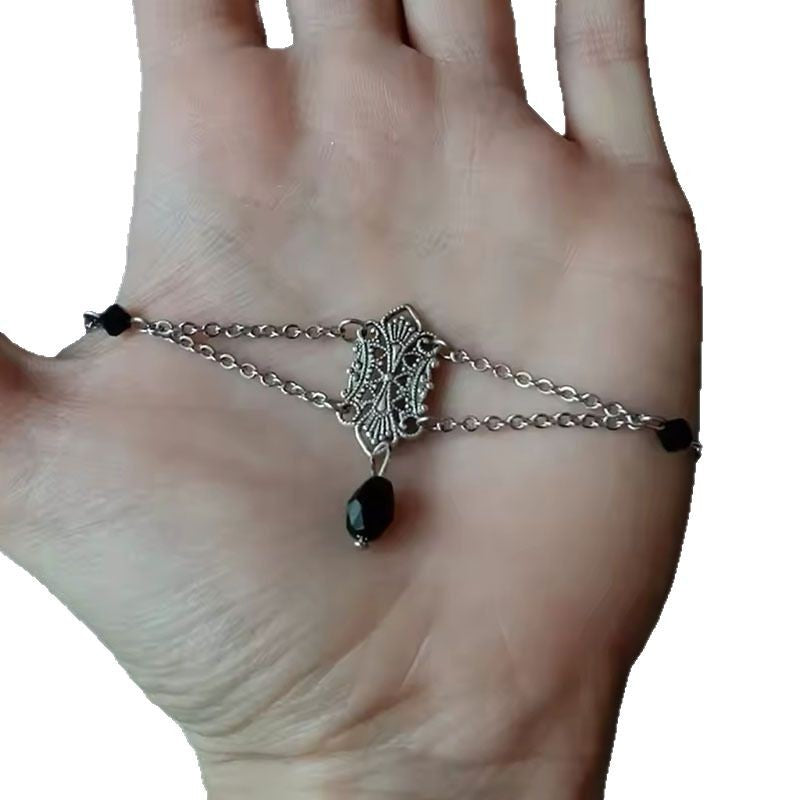 Wholesale Gothic Victoria Rose Crystal Necklace