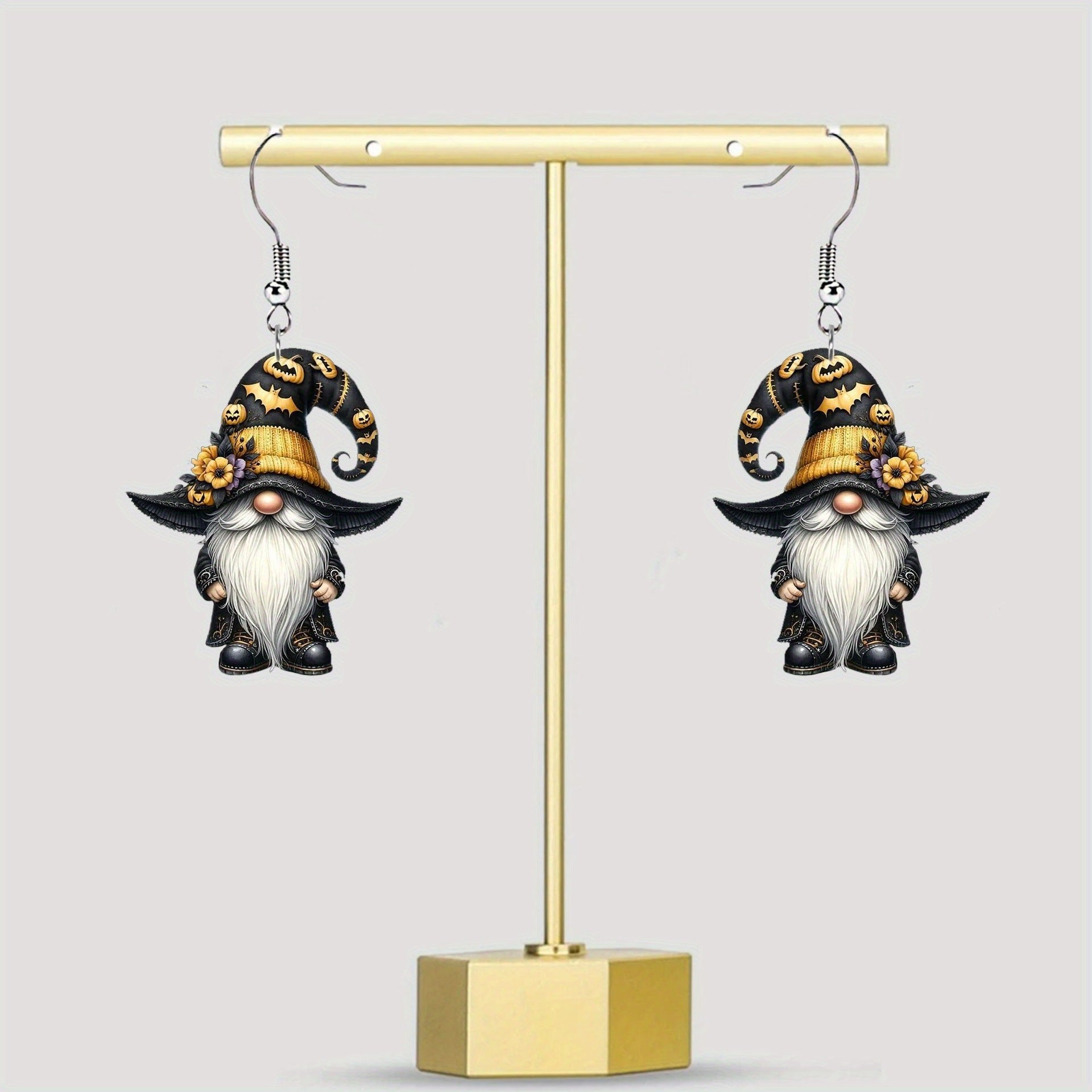 Wholesale  Charming Halloween Dwarf Cartoon Acrylic Earrings