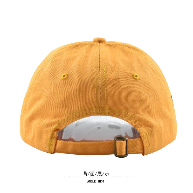 Wholesale  75 washed baseball cap old letter embroidered cap