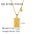 Wholesale stainless steel twelve constellation simple necklace 18K gold plated square clavicle chain