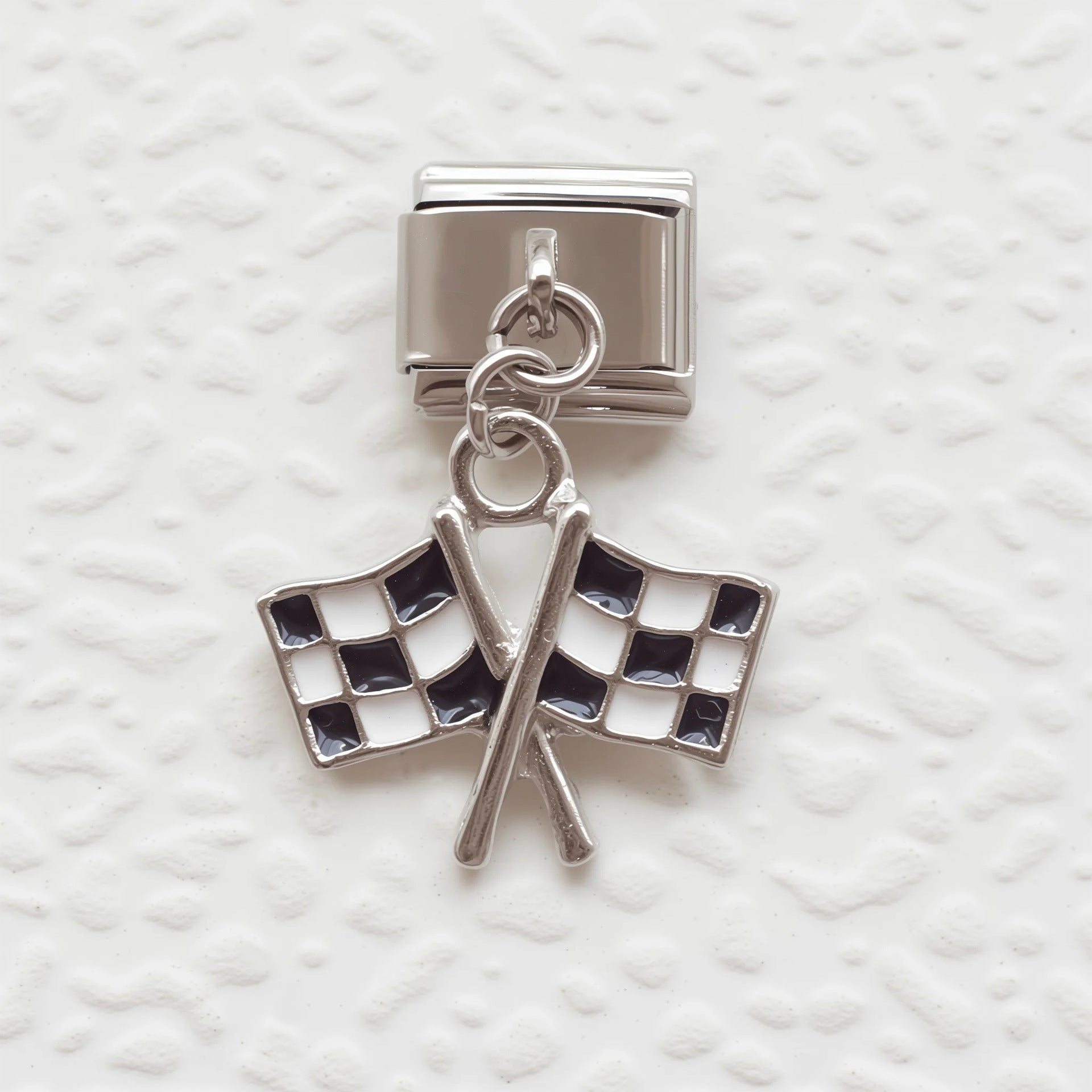 Wholesale 5pcs/pack Job and Career Italian Charms Single Section Creative Stainless Steel Composable Bracelet