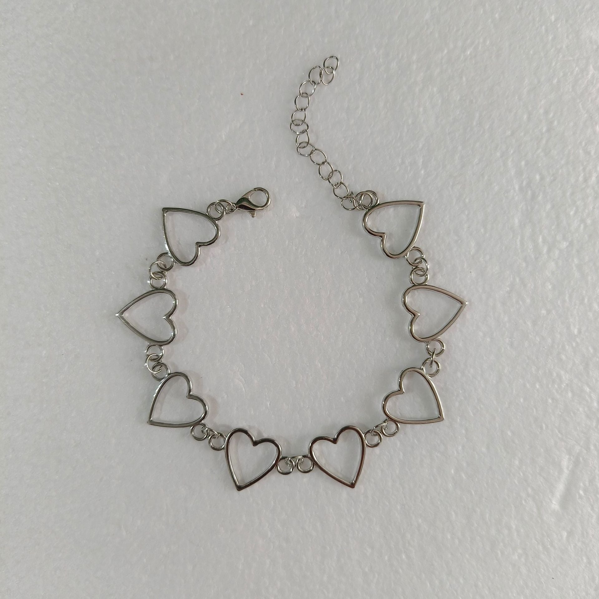 Wholesale  Beach Holiday Style Hollow Heart-shaped Anklet