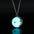 Wholesale Stainless steel  classic star moon oil drop luminous pendant necklace