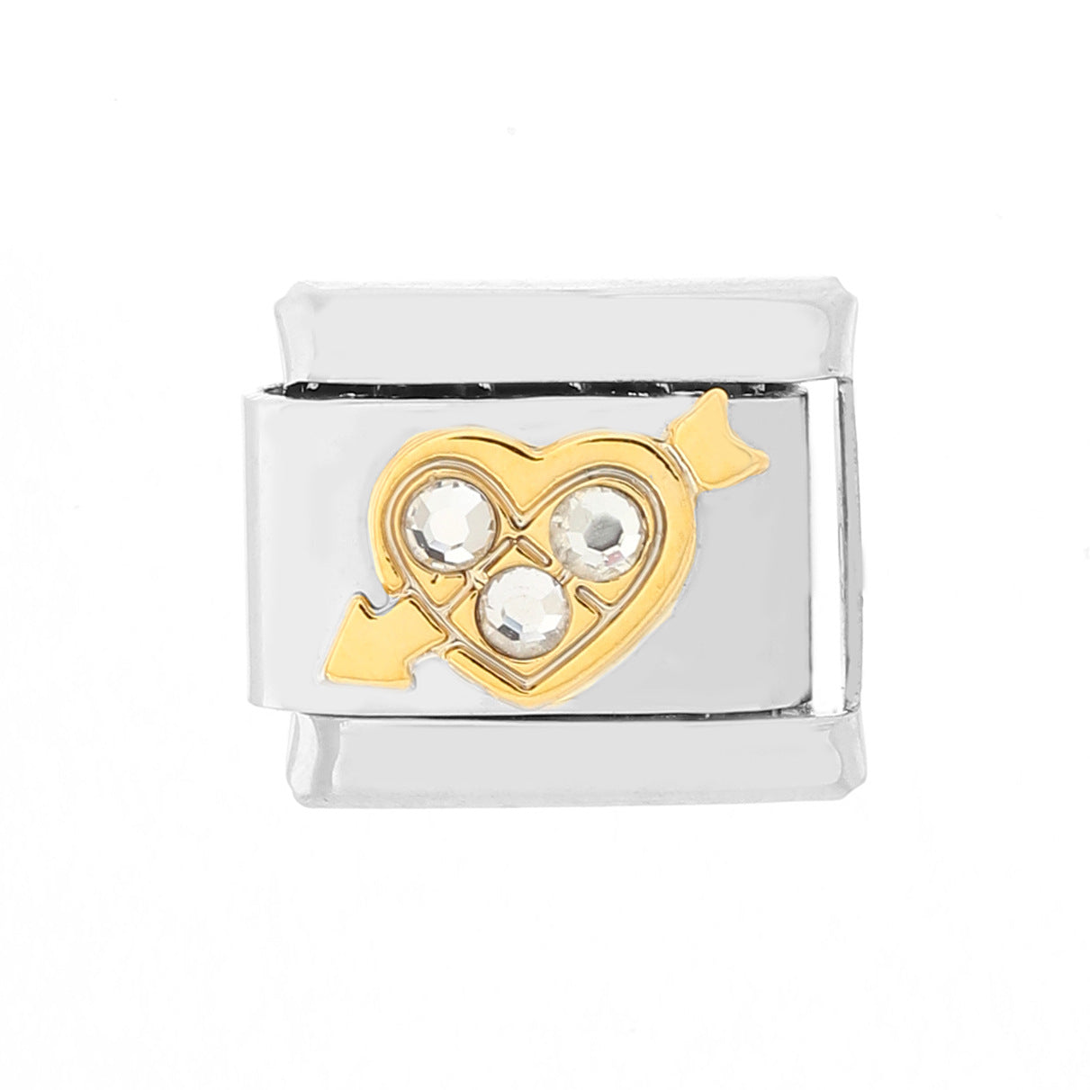 Wholesale 5pcs Italian Charm Bracelet Charm Module Stainless Steel Mother's Day Bracelet 9mm DIY Pattern Free Stitching Detachable Composable Bracelet ACC-BT-XY003