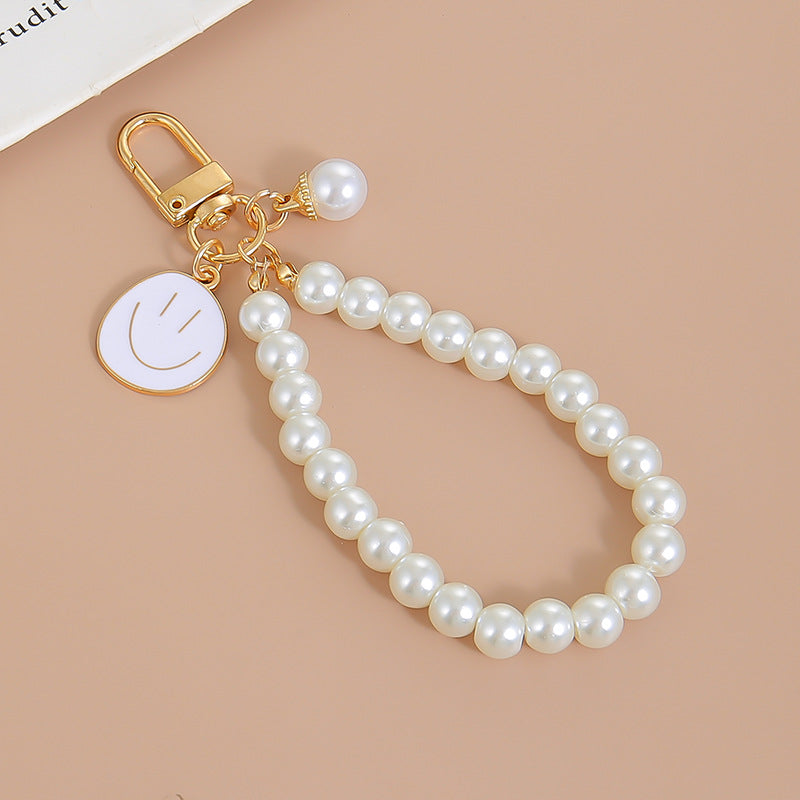 Wholesale Colorful Smiley Face Alloy Keychain - Irregular Expression Bag Charm,  Trendy Accessory
