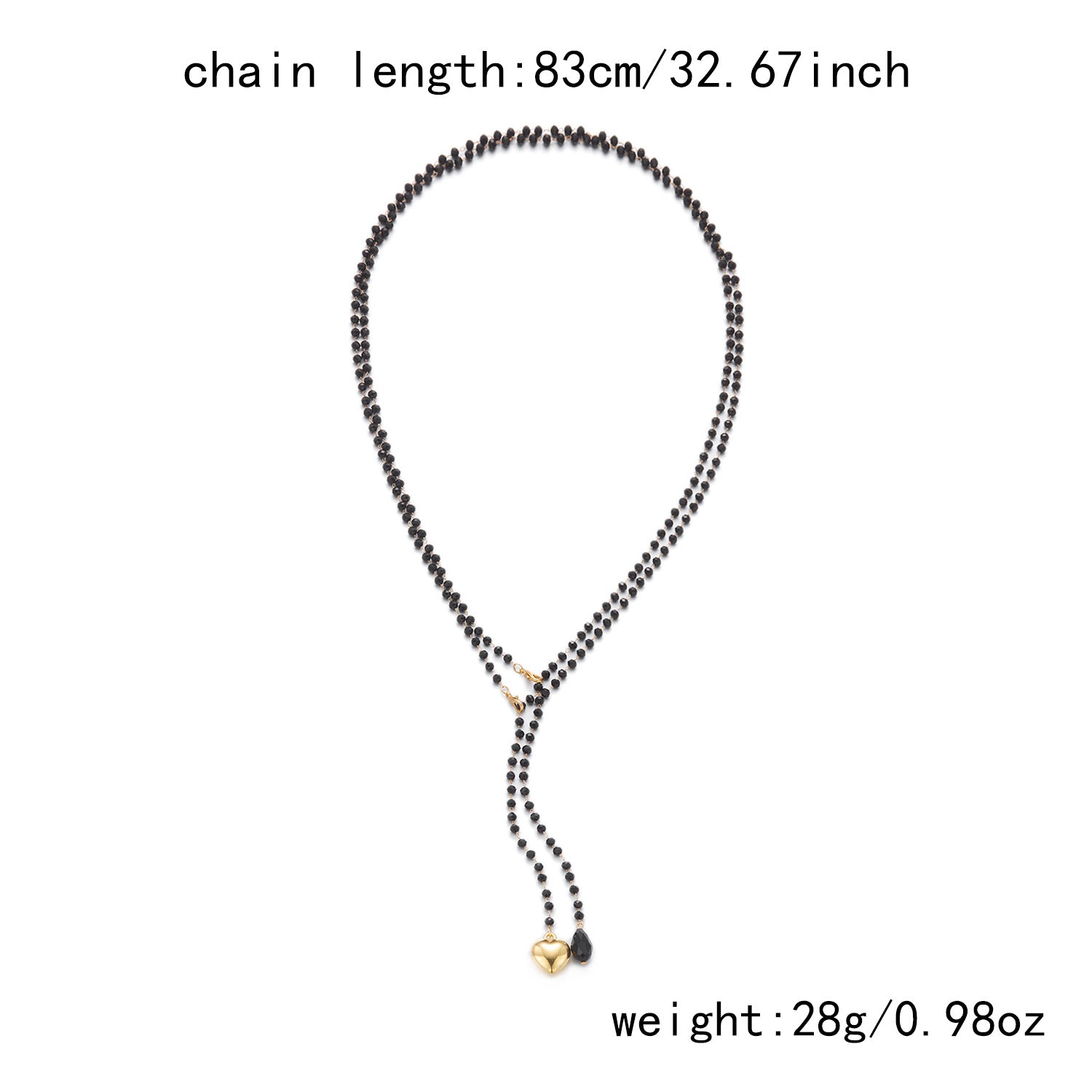 Wholesale Minimalist Cross Painted Heart Multi-Layer Alloy Necklace Fashion Jewelry Accessory