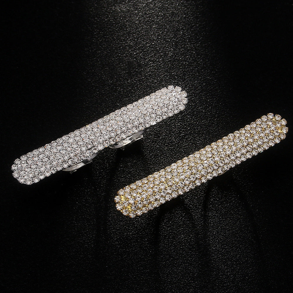 Wholesale  Geometric Ring  Light Luxury Rhinestone Simple Double Ring