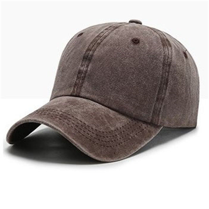 Wholesale Washed Pure Cotton Solid Color Light Plate Baseball Cap