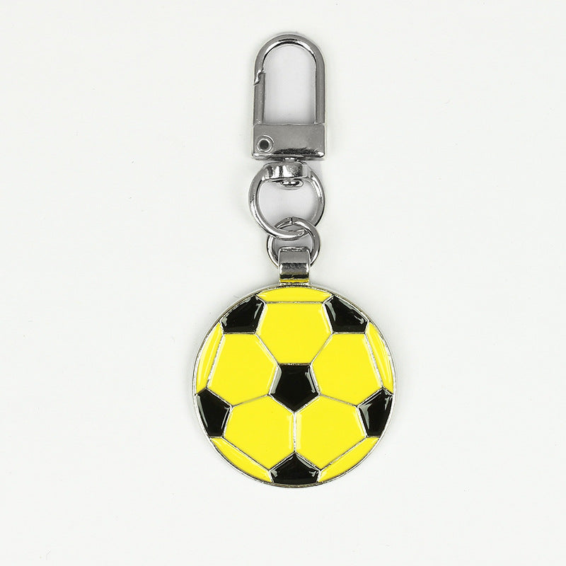 Wholesale Sports Metal Small Football Keychains ACC-KC-HongAo011