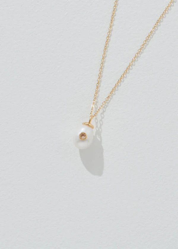 Wholesale Pearl Pendant Necklace December Birthstone Necklace