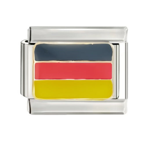 Wholesale 9mm Italian Charm Starter Bracelets DIY square Single Section Creative Stainless Steel Composable Bracelet