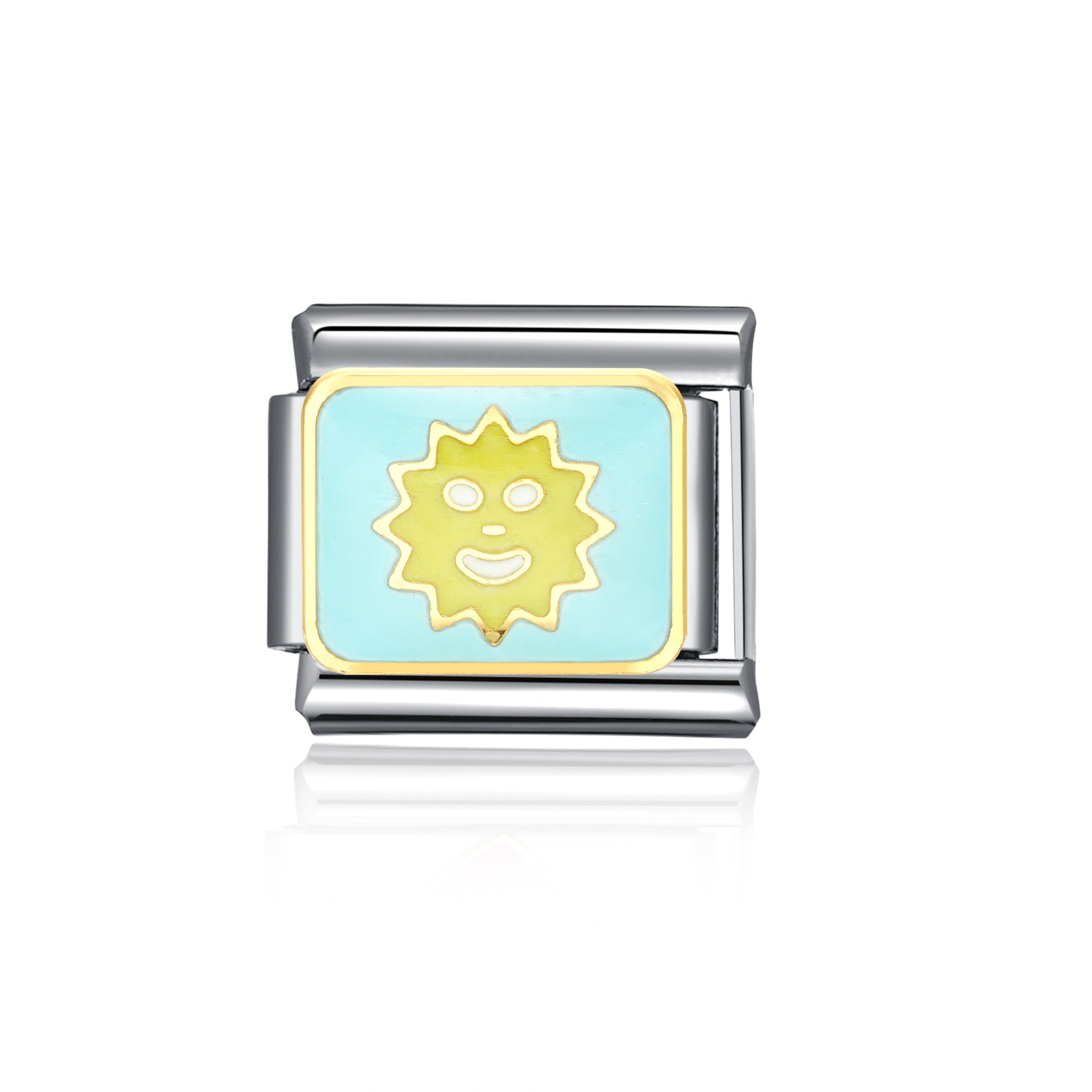 Großhandel italienisches Charmearmband 9mm DIY Spleißen süßer kreativer Anhänger Edelstahl komponierbares Armband