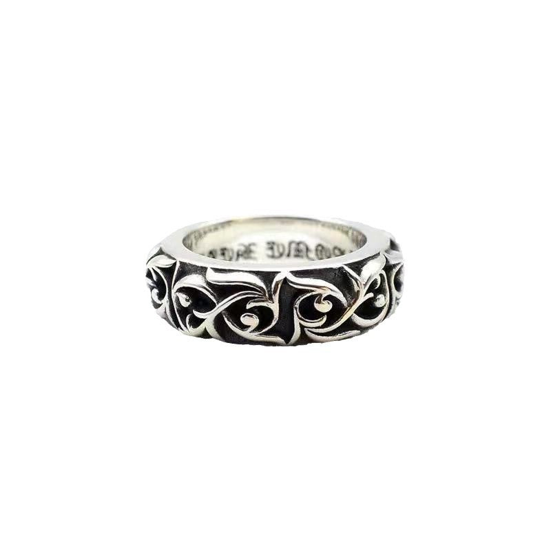 Wholesale Eternal Rattan Cross Ring Fashion Accessory for Men Gift Boutique Resale