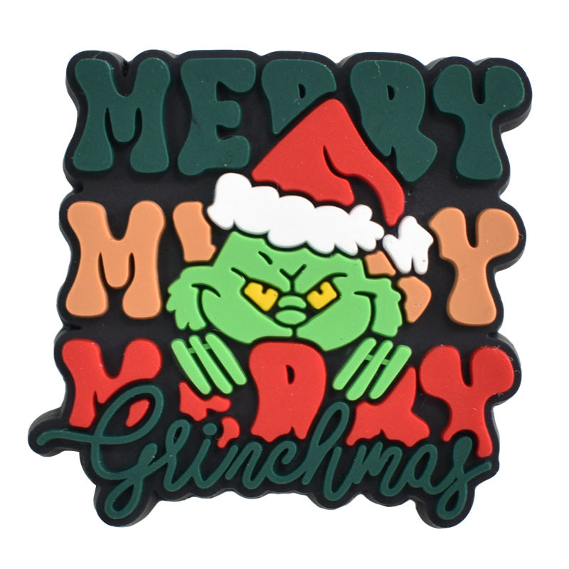 Wholesale Random 100pcs Cartoon Christmas Series Shoes Accessories Shoes Charms