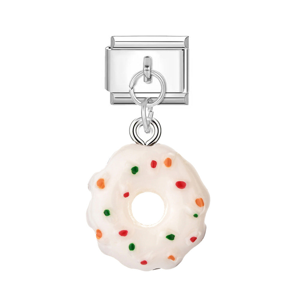 Wholesale Italian Charm Bracelet 9mm DIY Single Hook  Creative Stainless Steel Composable Bracelet