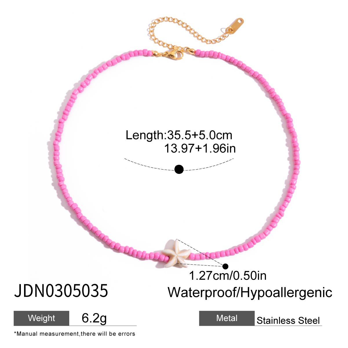 Wholesale 18K Gold Stainless Steel  Pearl Necklace Accessible Luxury Non-Fading Jewelry