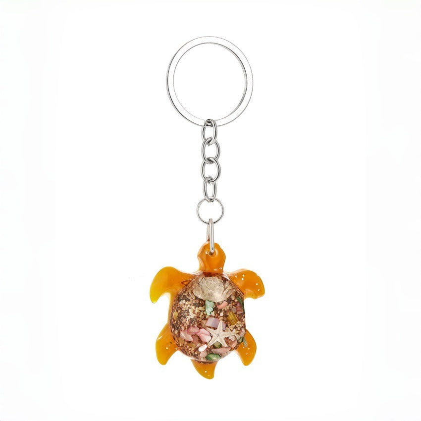 Wholesale Cute Marine Life Resin Turtle Keychain Pendant - Ocean Series Bag Charm,  Boutique Resale Accessory