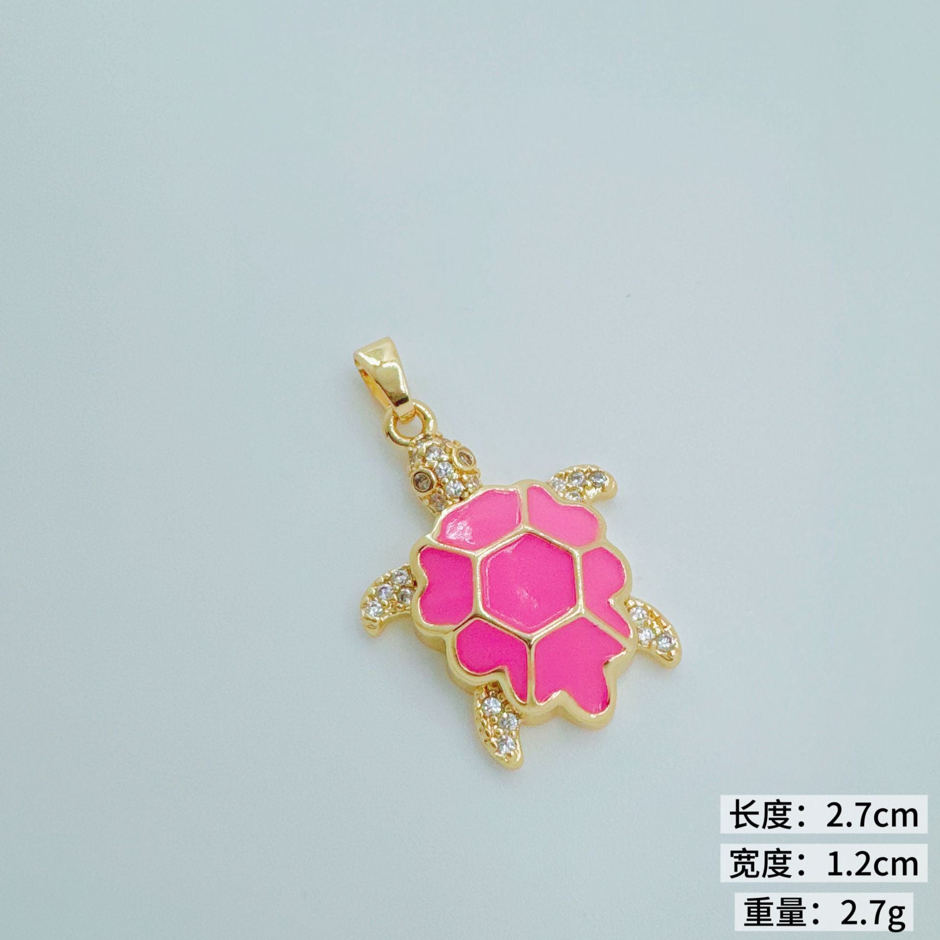 Wholesale 18k Gold-Plated Copper Sea Turtle Pendant Necklace,  Stylish Ocean Jewelry for Women