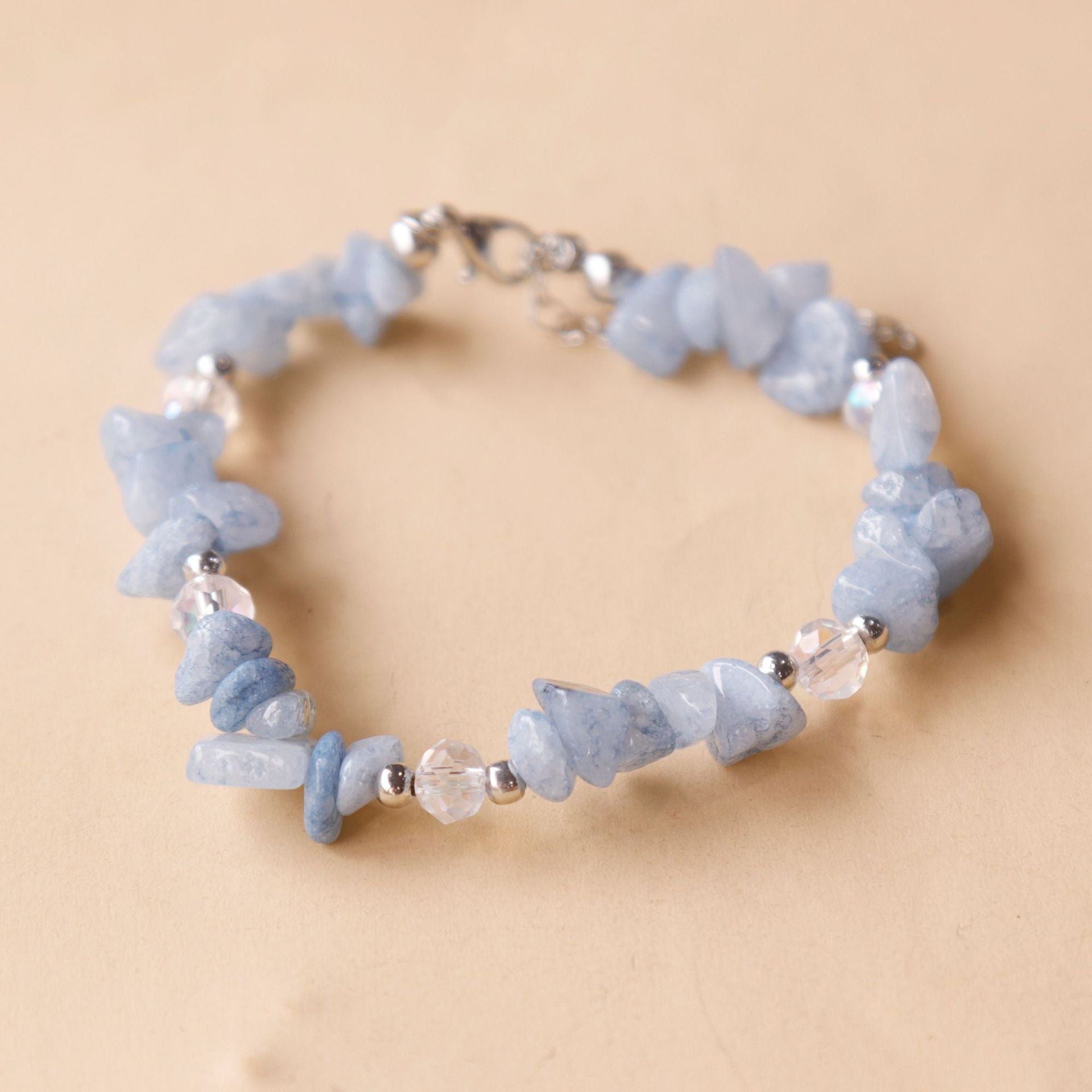 Wholesale Colorful Natural Stone Hand-strung Bracelet