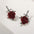 Wholesale Gothic Red Rose Ear Stud  Retro Cross Creative Earrings