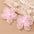 Wholesale Double-layer Silk Screen Flower Three-dimensional Flower  Earrings