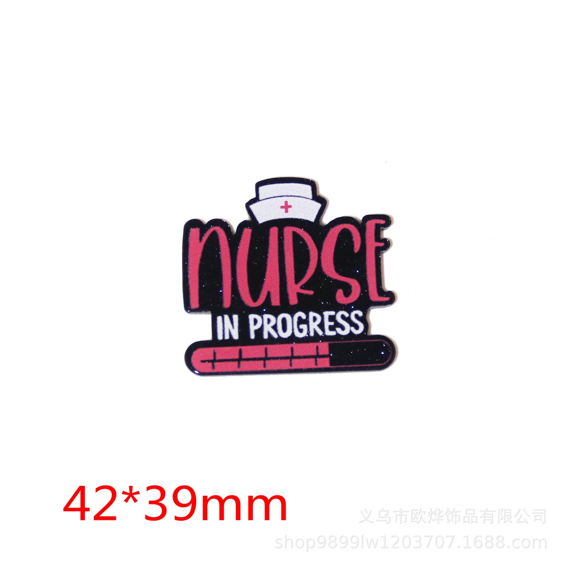 Wholesale 10pcs DIY Flatback Cartoon Colored Medical Acrylic Flatback Badge Reels Retractable Keychain DIY Accessories ACC-FK-OuYe006