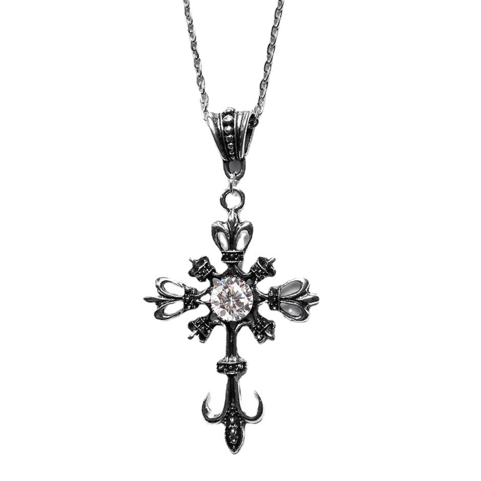 Wholesale Gothic Punk Cross Necklaces ACC-NE-AnMing002