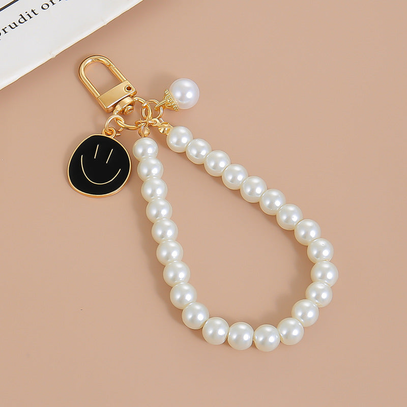 Wholesale Colorful Smiley Face Alloy Keychain - Irregular Expression Bag Charm,  Trendy Accessory