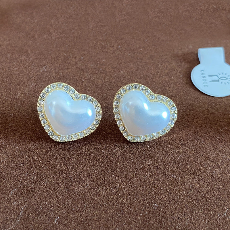 Wholesale 925 Silver Needle Earrings Pearl Earrings ACC-ES-Hanxi011