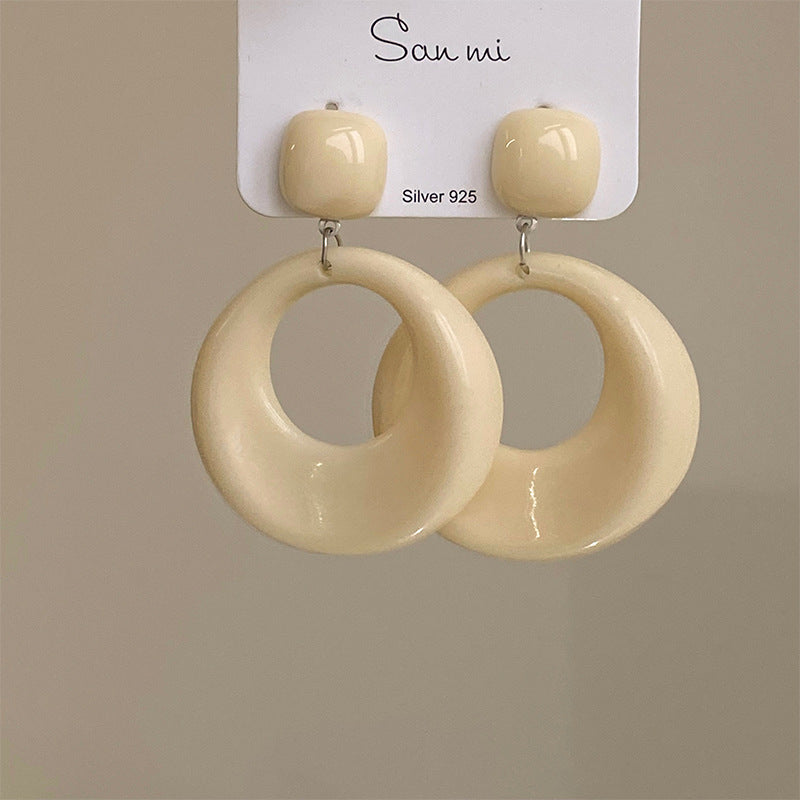 Wholesale large hoop light luxury earrings