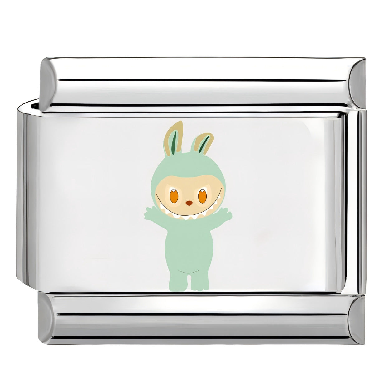 Wholesale 10pcs Italian Charm Bracelet 9mm DIY Splicing Cartoon Cute Stainless Steel Composable Bracelet