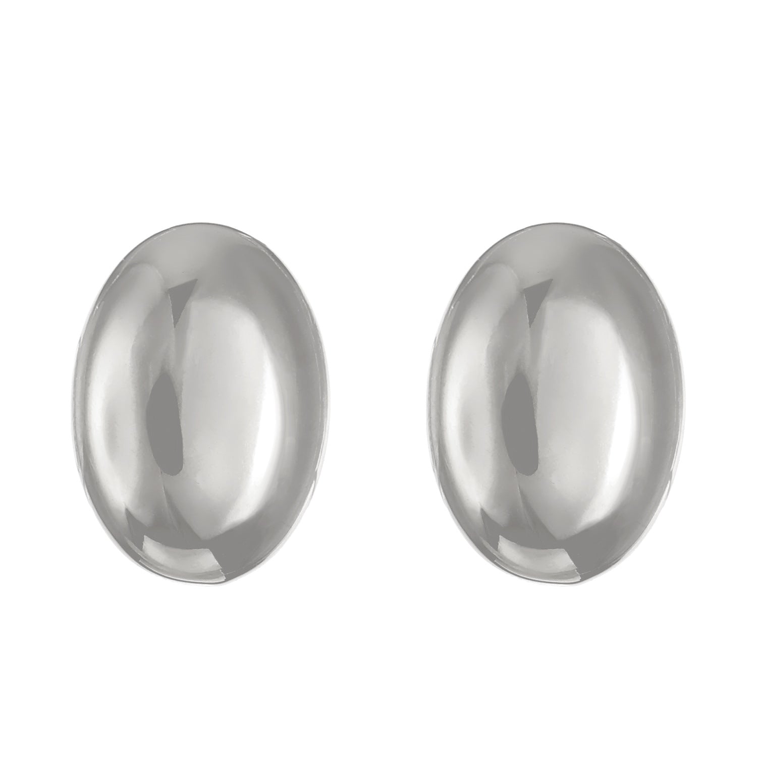 Wholesale Titanium steel pleated geometric  irregular round square lovely earrings