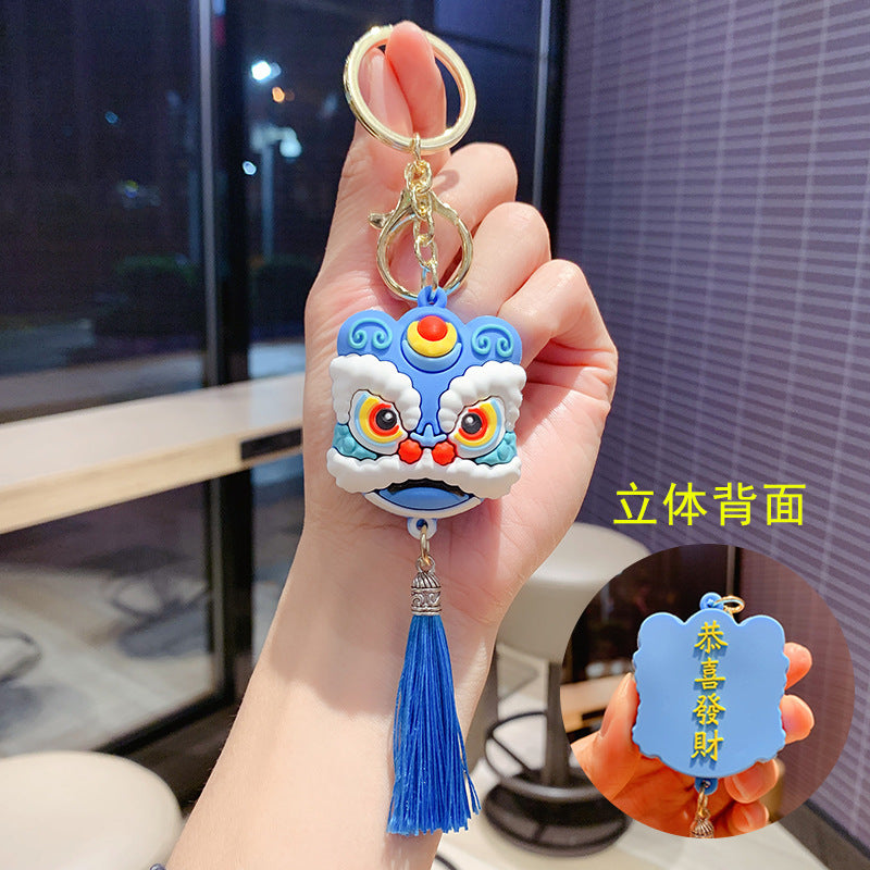 Wholesale Cute cartoon silicone keychain