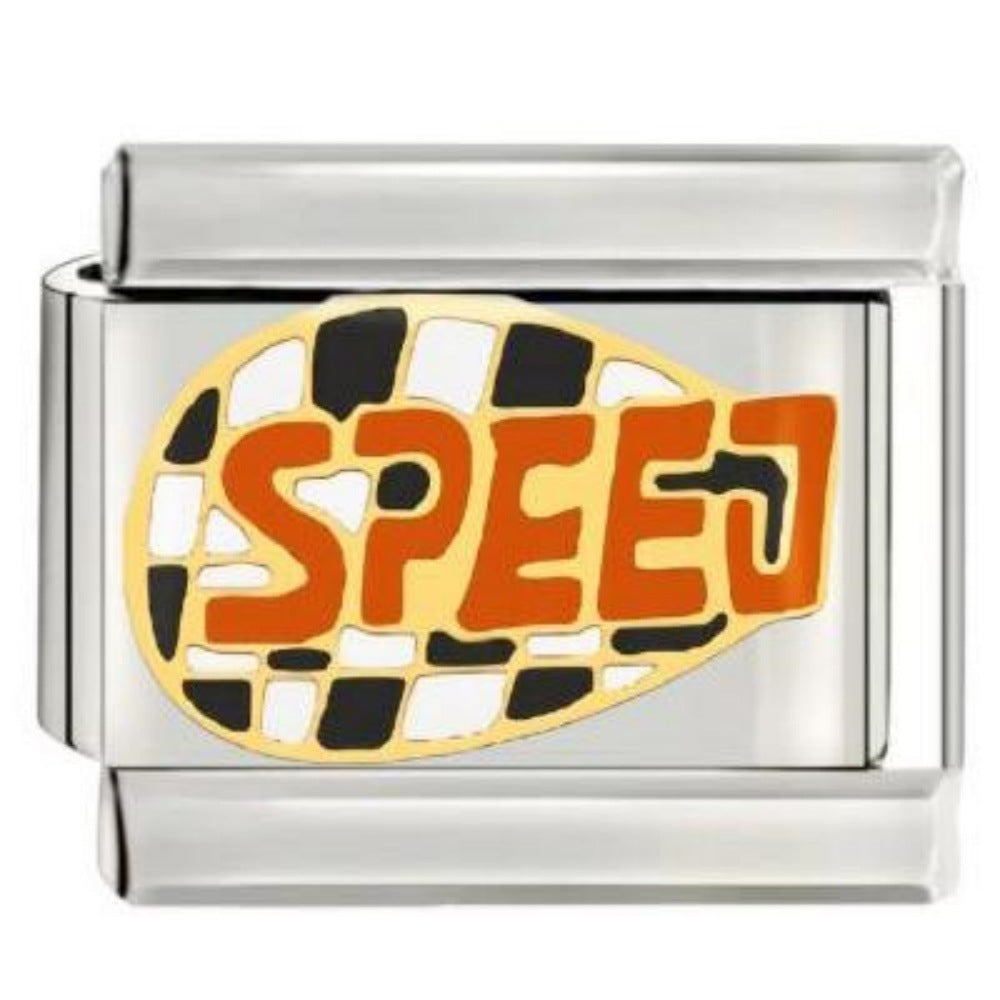 Wholesale Module Bracelet DIY Watch Strap Racing Pattern Original Design DIY Italian Charms Bracelet
