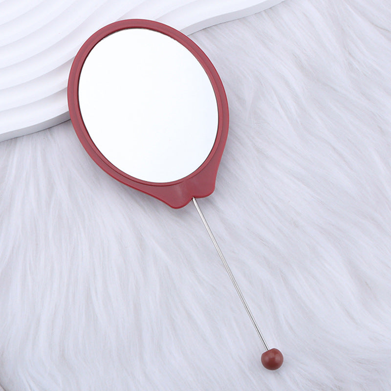 Wholesale DIY Beadable Oval Handheld Mirror,  Portable High-Definition Mirror Handheld Makeup Mirror