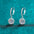 Wholesale 925 sterling silver earrings  moissanite earrings