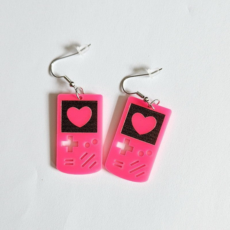 Wholesale Valentine' s Day Sweet Love Letter Acrylic Earrings