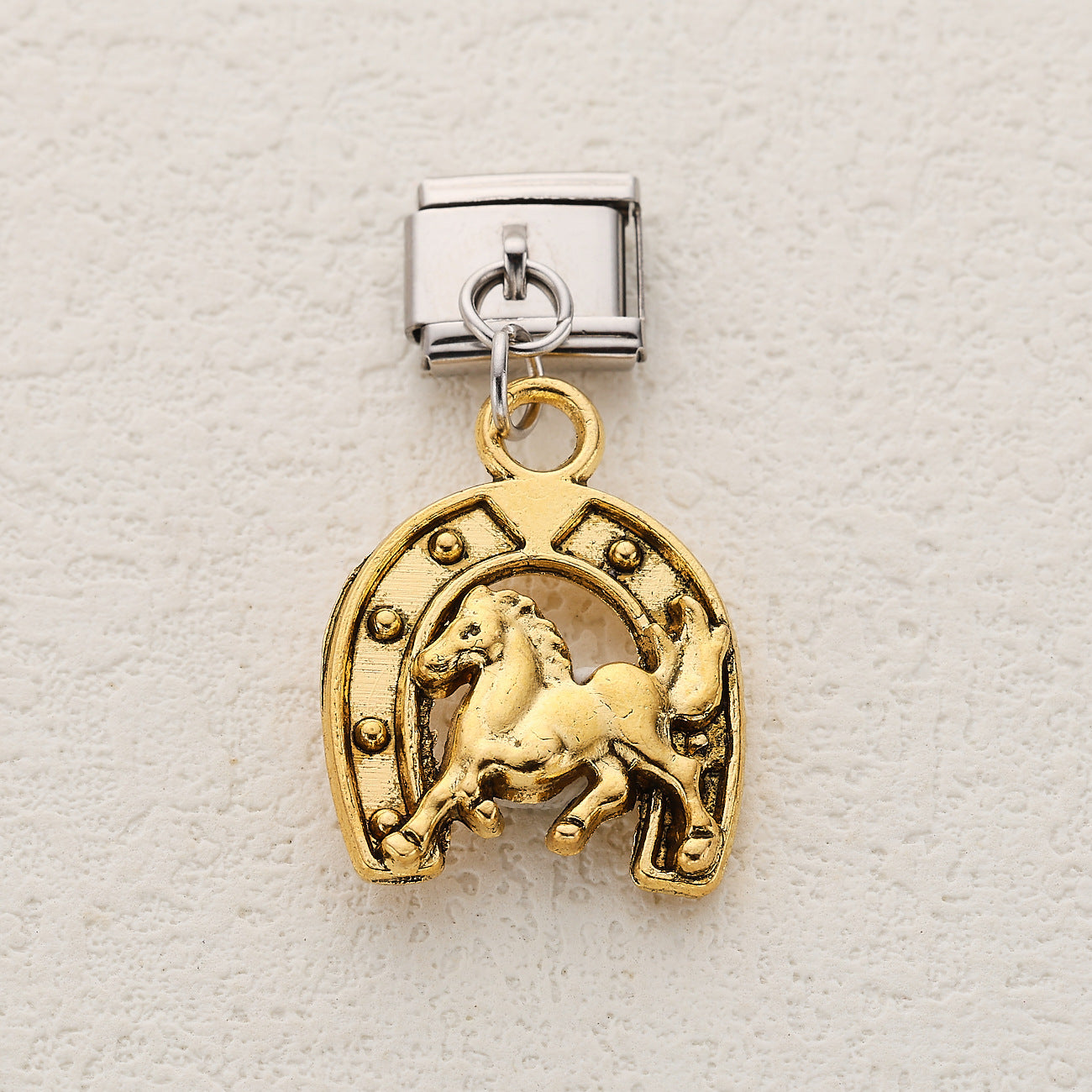 Wholesale 10pcs Italian Charm Bracelet 9mm DIY Splicing Western Cowboy Stainless Steel Composable Bracelet