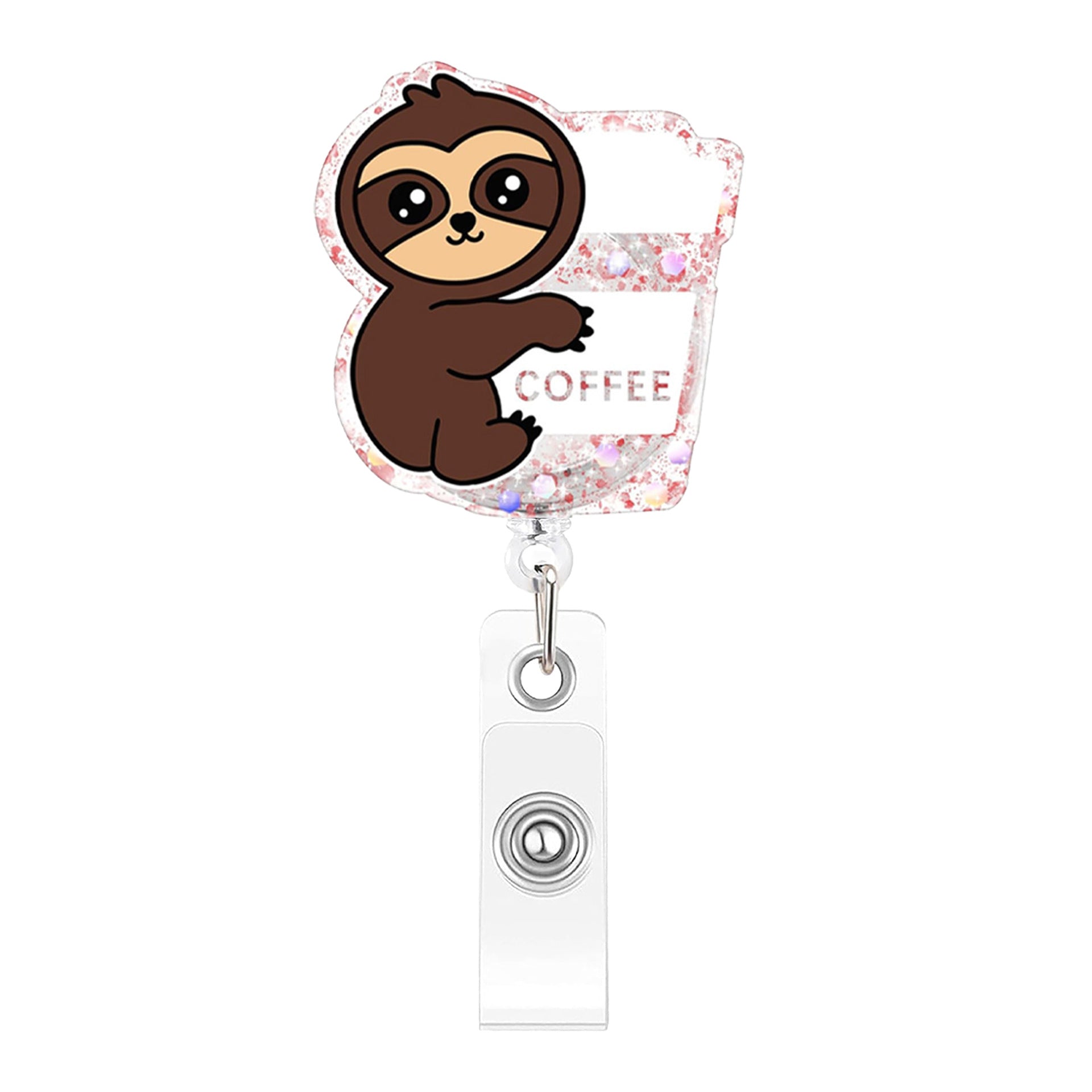 Wholesale Plastic Cartoon Animal Retractable Badge Holder Fun ID Card Holder Easy-Pull Buckle Fashion Accessory for Resale