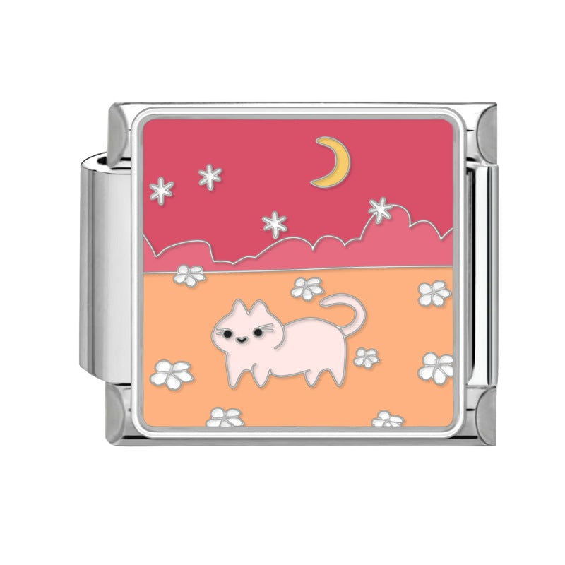 Wholesale Italian Charm Bracelet 9mm DIY Splicing Cute Creative Pendant Stainless Steel Composable Bracelet