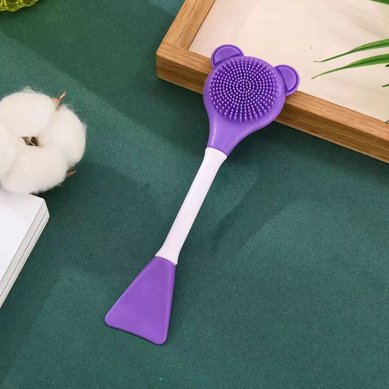 Wholesale Double Head Facial Mask Brush Mud Mask Brush Makeup Brush ACC-MB-Ruij003